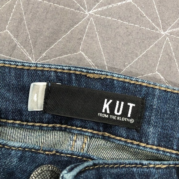 KUT from the Kloth Kelsey High Rise Ankle Flare Jeans sz 4 - Picture 2 of 7